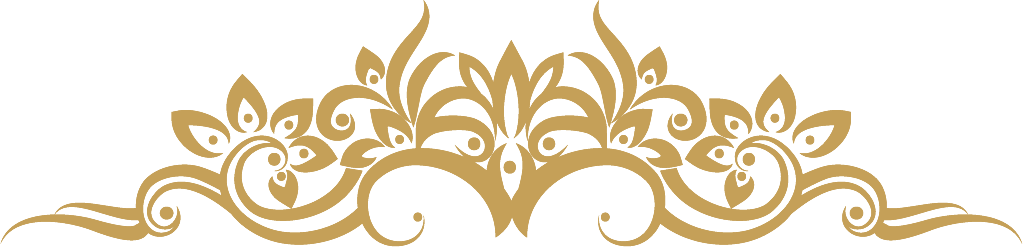 Ornate golden floral design featuring intricate swirls and leaves, ideal for enhancing elegance in decorative contexts.