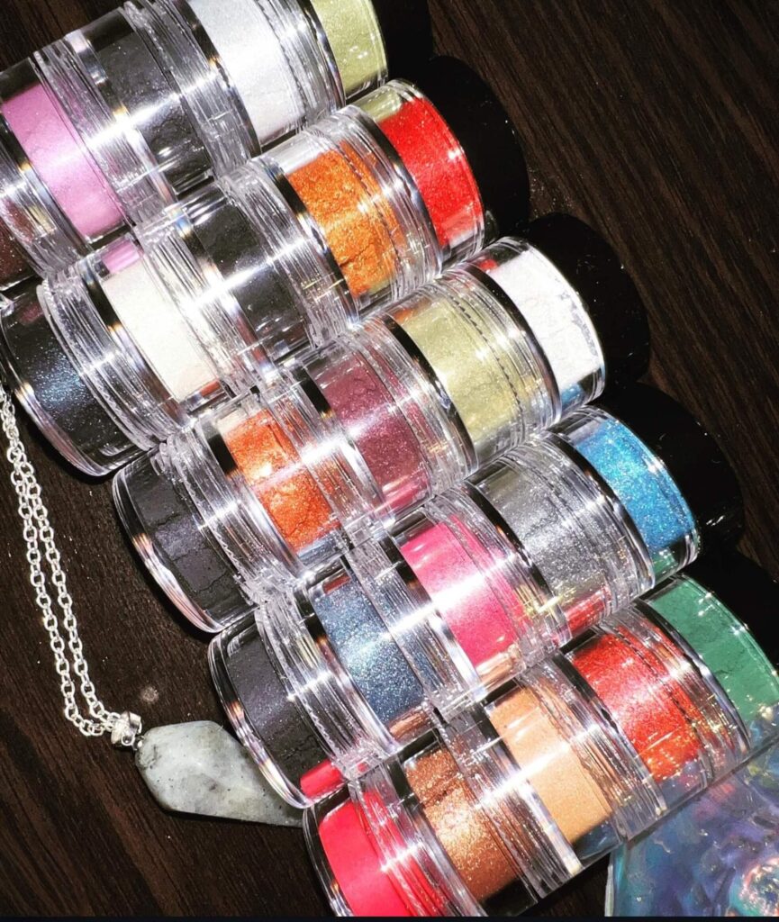 Siol Beauty stacks with necklace